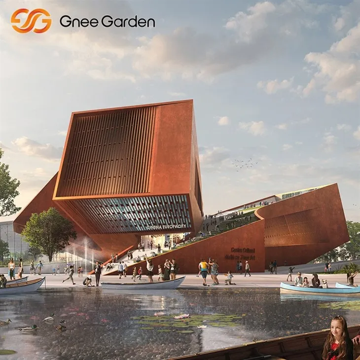 Corten Cladding Rust efekt ocelové panely