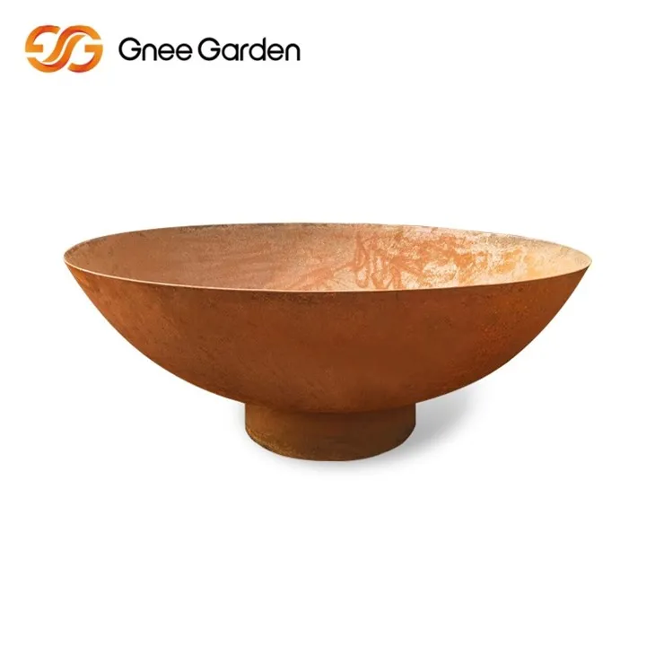 Corten Outdoor Propane Fire Pit dvorek