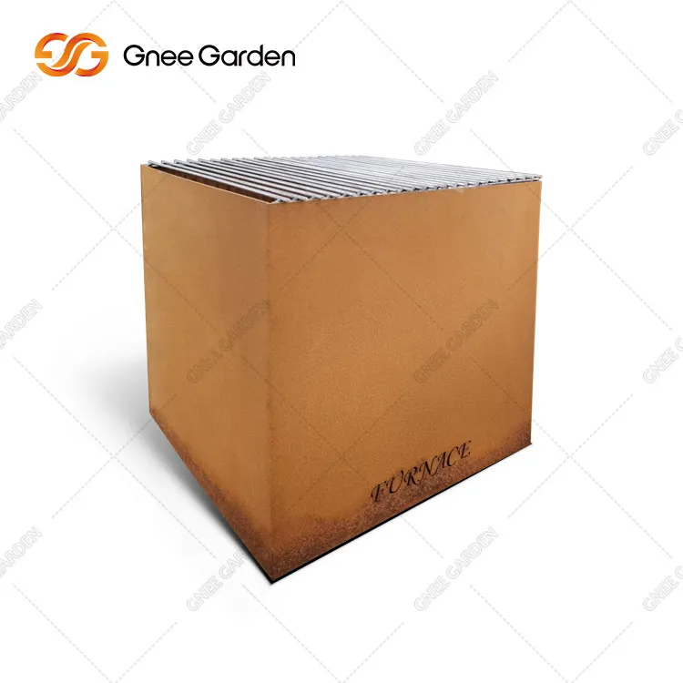 Corten moderní design ocelové ohniště na dvorek