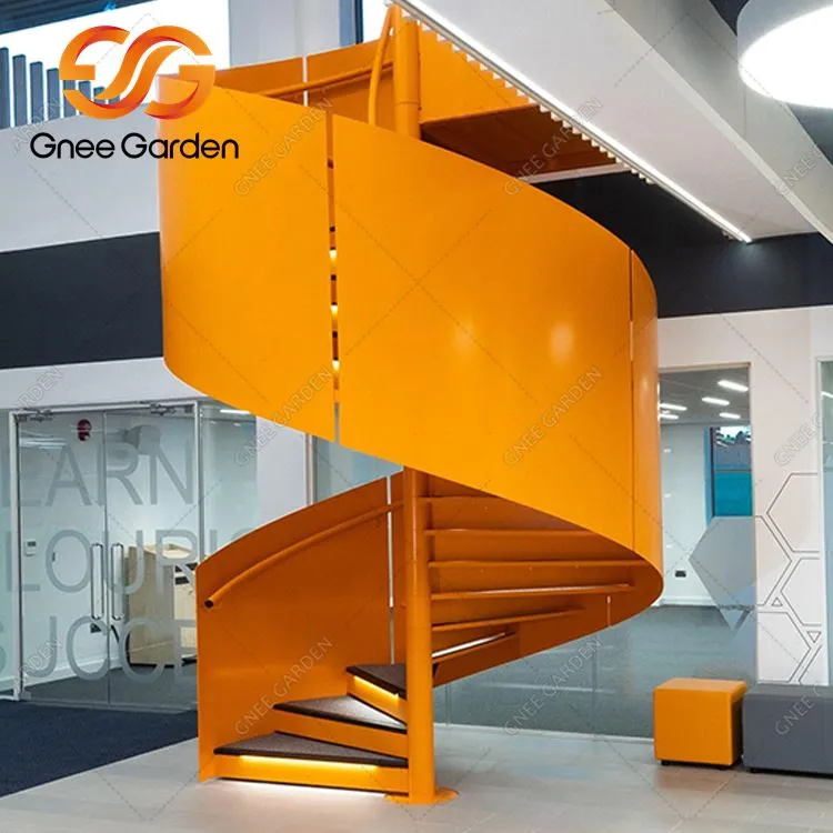 Corten zvýšené rezavé schody