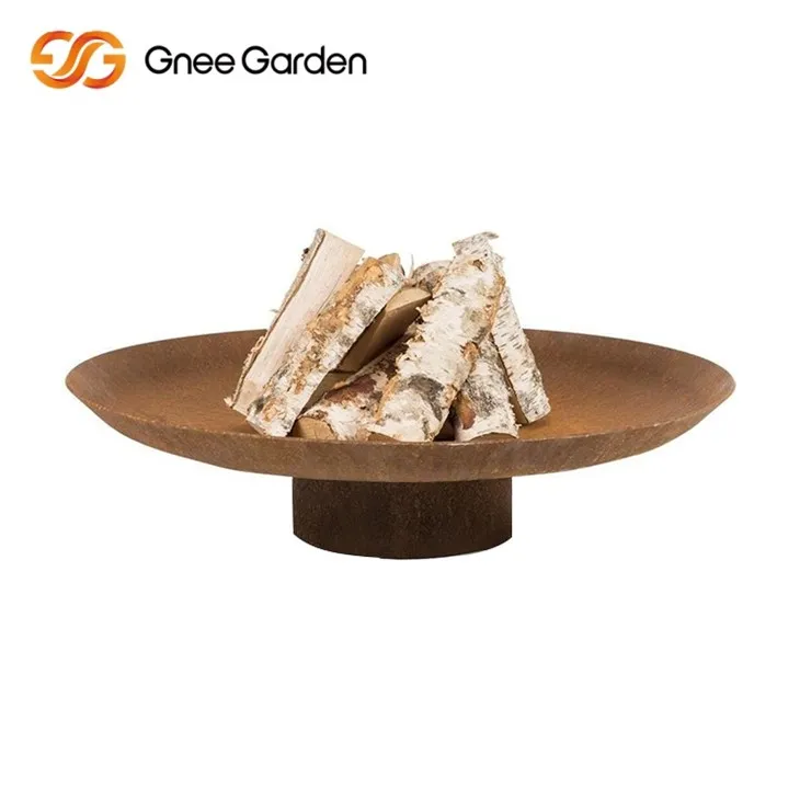 Corten rustikální ohniště moderní styl