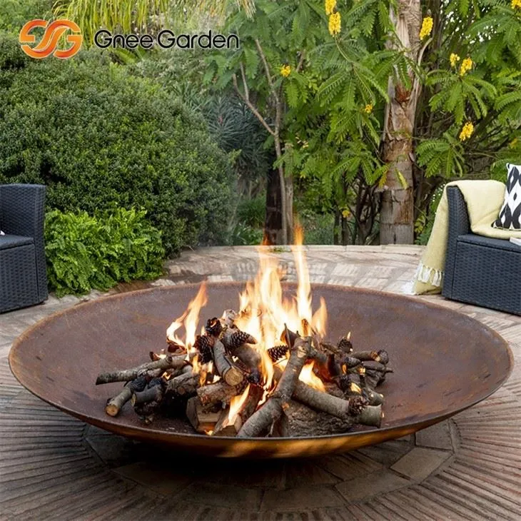 Corten Steel Fire Bowl rezistentní venkovní