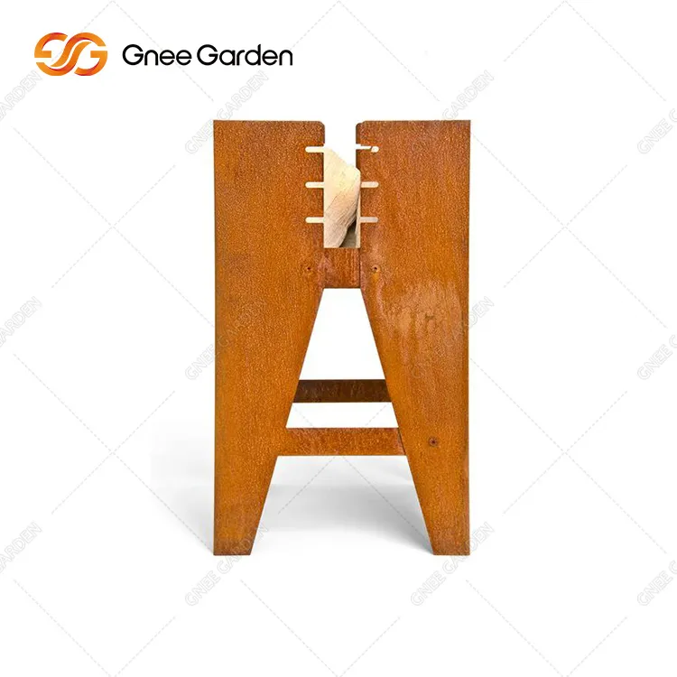 Corten Steel Barbecue Grill BBQ