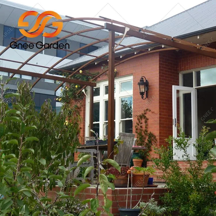 Zahradní altán z oceli Corten