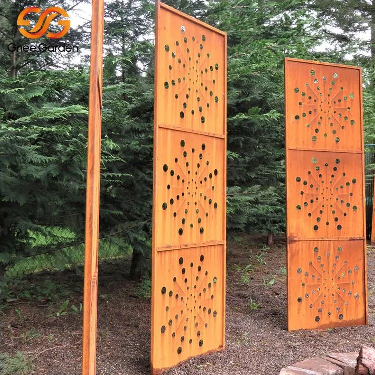 Kovové panely Corten Steel Screen