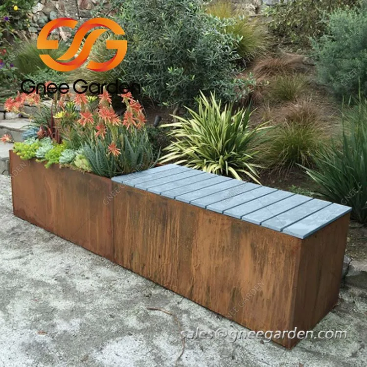 Venkovní nábytek z Corten Steel