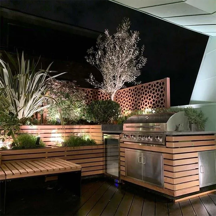 Corten Steel Privacy Screen Decorative Fence