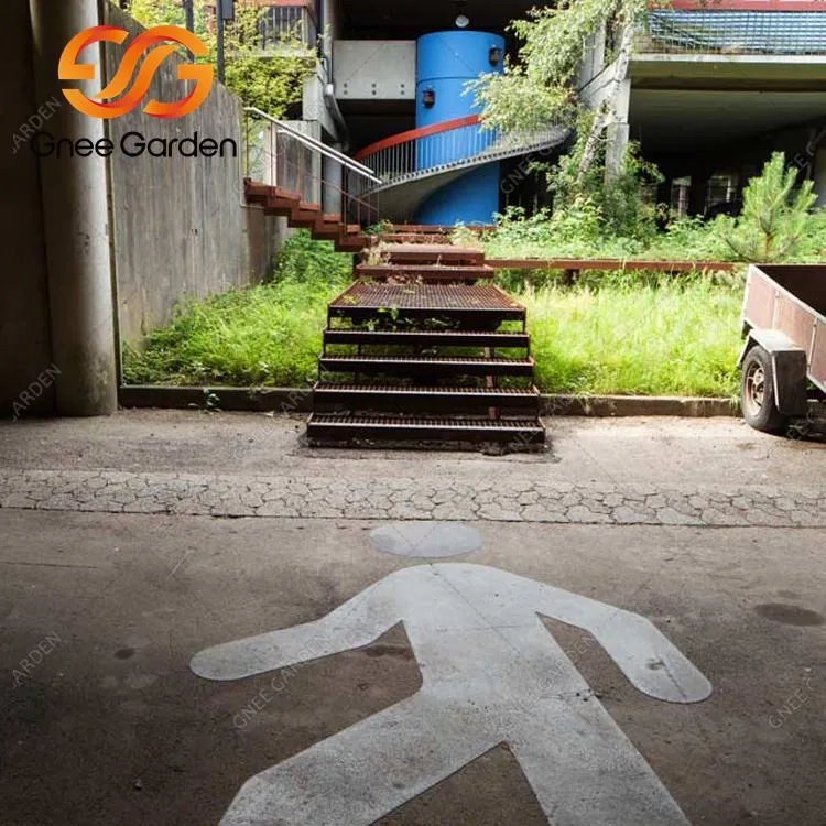 Ocelové schody Corten o tloušťce 4 mm