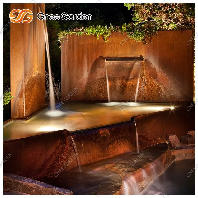 Funkce Corten Steel Water