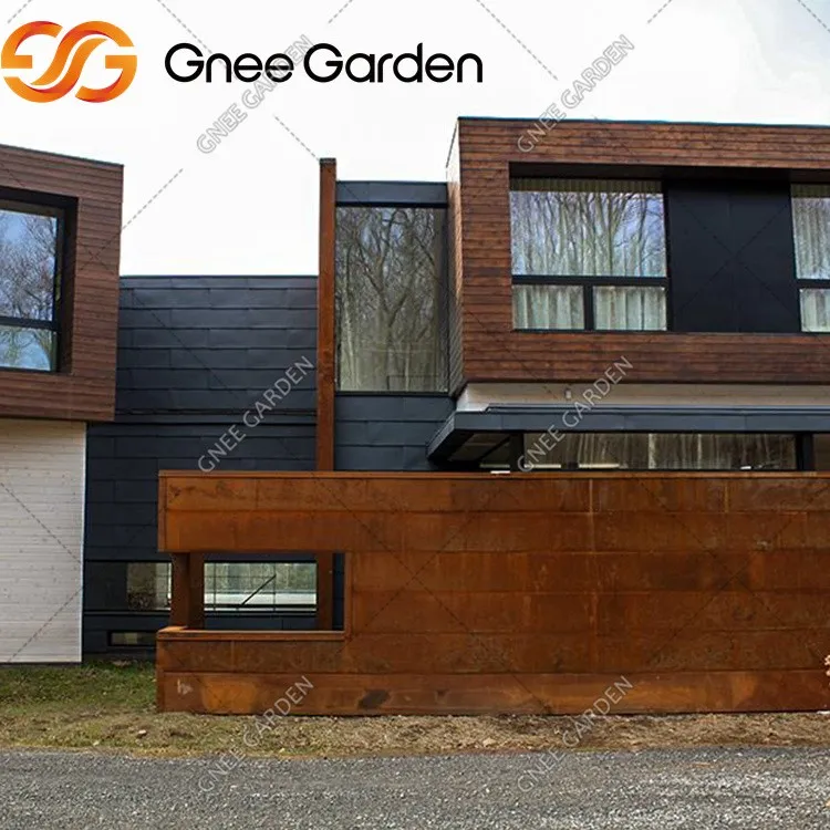 Exterior Decorative Corten Curtain Wall