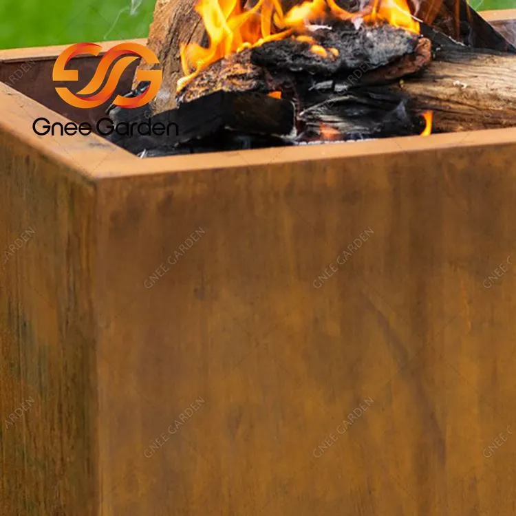 Zahradní dekorace Corten Steel Fire Pit