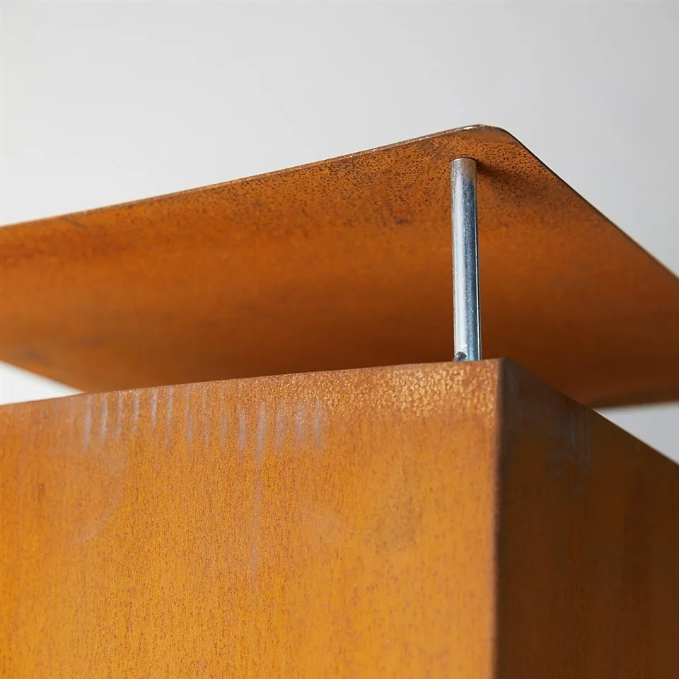 Iron Wood Burning Chiminea Fireplace