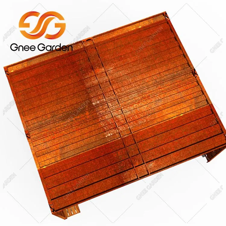 Moderní kovová zahradní pergola