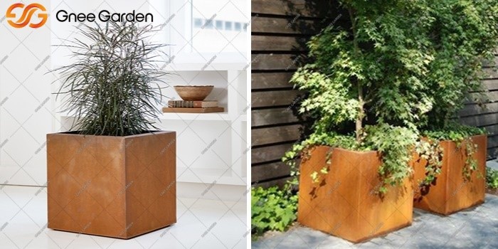 Corten Modern Planters for Garden Design Corten Modern Planters for Garden Design