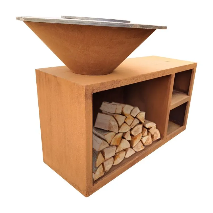 Venkovní BBQ Rusty Corten Steel