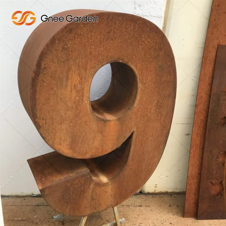 Zvětrávání Ocelové číslo poštovní schránka