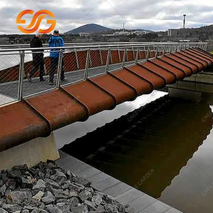 Most proti povětrnostním vlivům bez povrchové úpravy